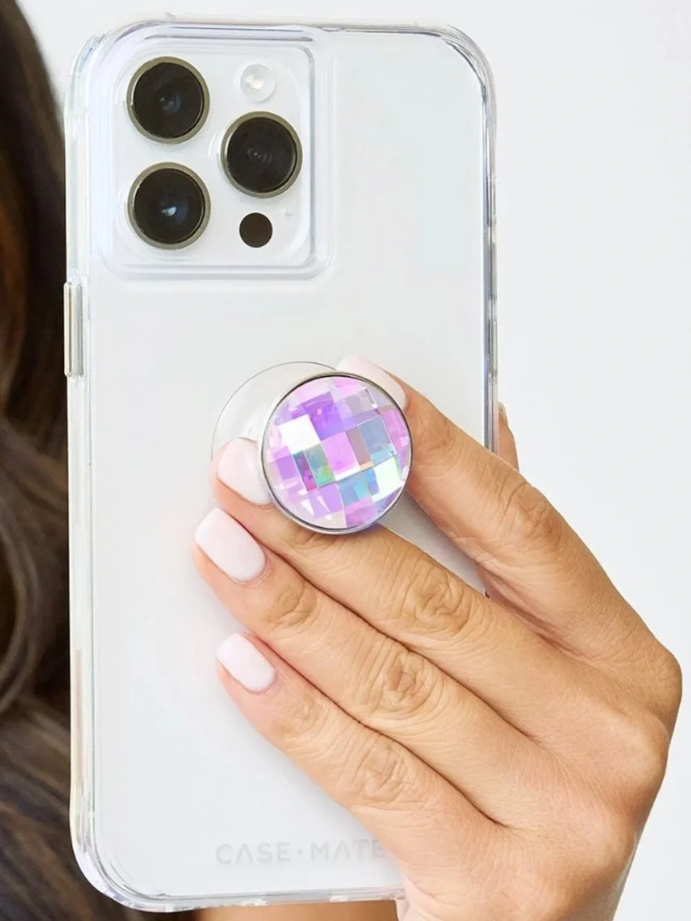 Case-Mate Iridescent Soap bubbles 🫧 Crystal Phone pop socket Grip
